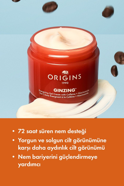 C Vitamini & Niasinamid Içeren Ginzing™ Canlandırıcı Jel Nemlendirici 75ml C Vitamini & Niasinamid Içeren Ginzing™ Canlandırıcı Jel Nemlendirici 75ml