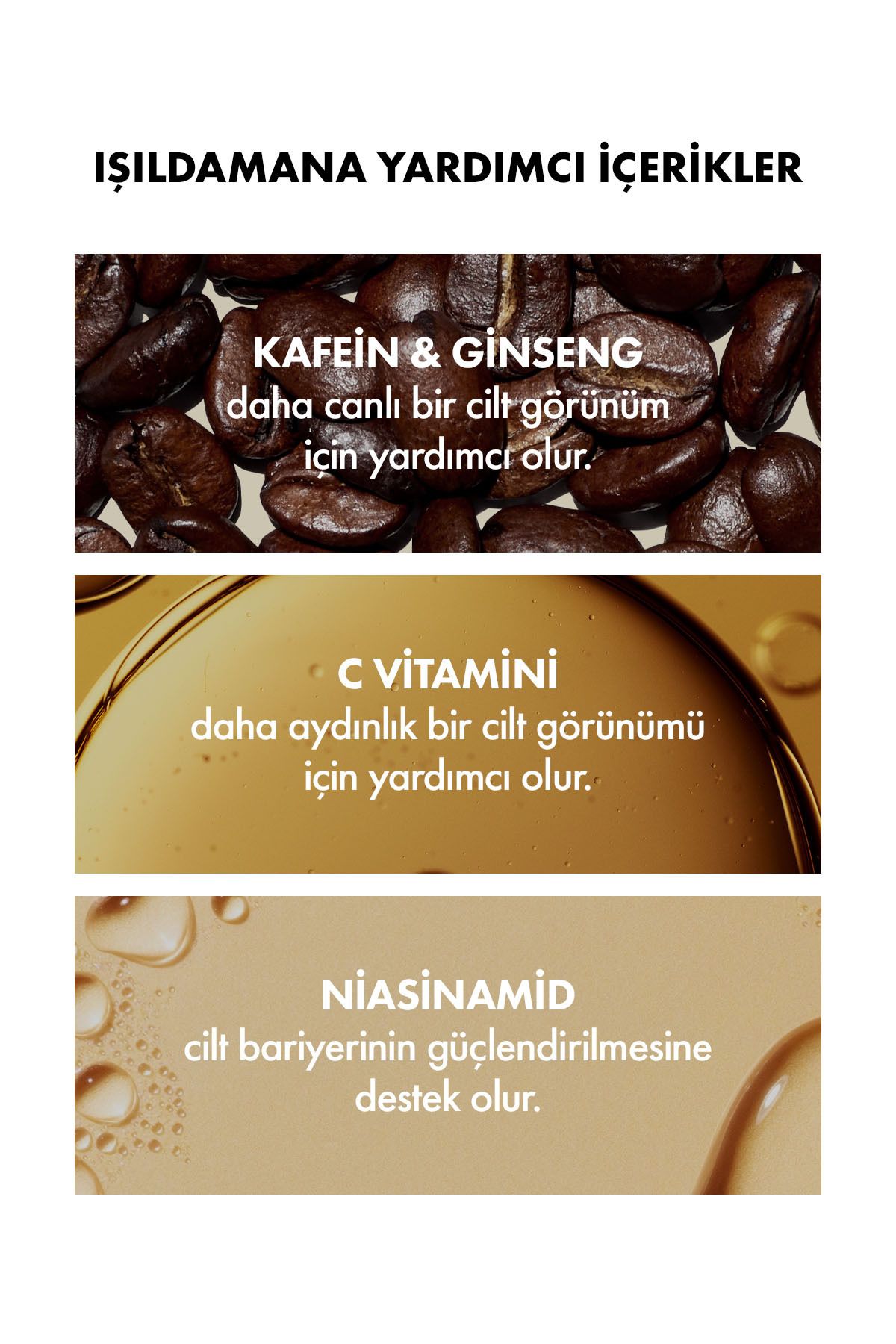 C Vitamini & Niasinamid Içeren Ginzing™ Canlandırıcı Jel Nemlendirici 75ml