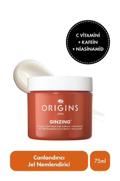 C Vitamini & Niasinamid Içeren Ginzing™ Canlandırıcı Jel Nemlendirici 75ml C Vitamini & Niasinamid Içeren Ginzing™ Canlandırıcı Jel Nemlendirici 75ml