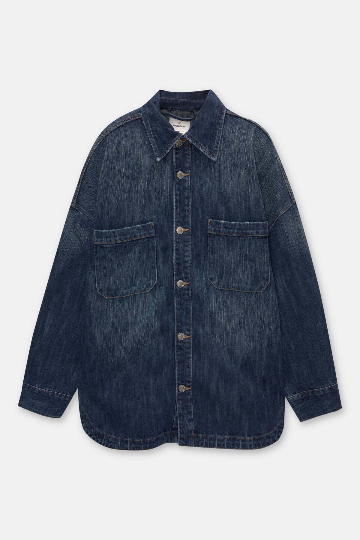 Oversize denim ince ceket Oversize denim ince ceket