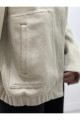Yumuşak Dokulu Oversize Bomber Ceket Yumuşak Dokulu Oversize Bomber Ceket