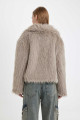 Relax Fit Ceket Yaka Çıtçıt Kapamalı Suni Kürk Mont C9546AX24WN Relax Fit Ceket Yaka Çıtçıt Kapamalı Suni Kürk Mont C9546AX24WN