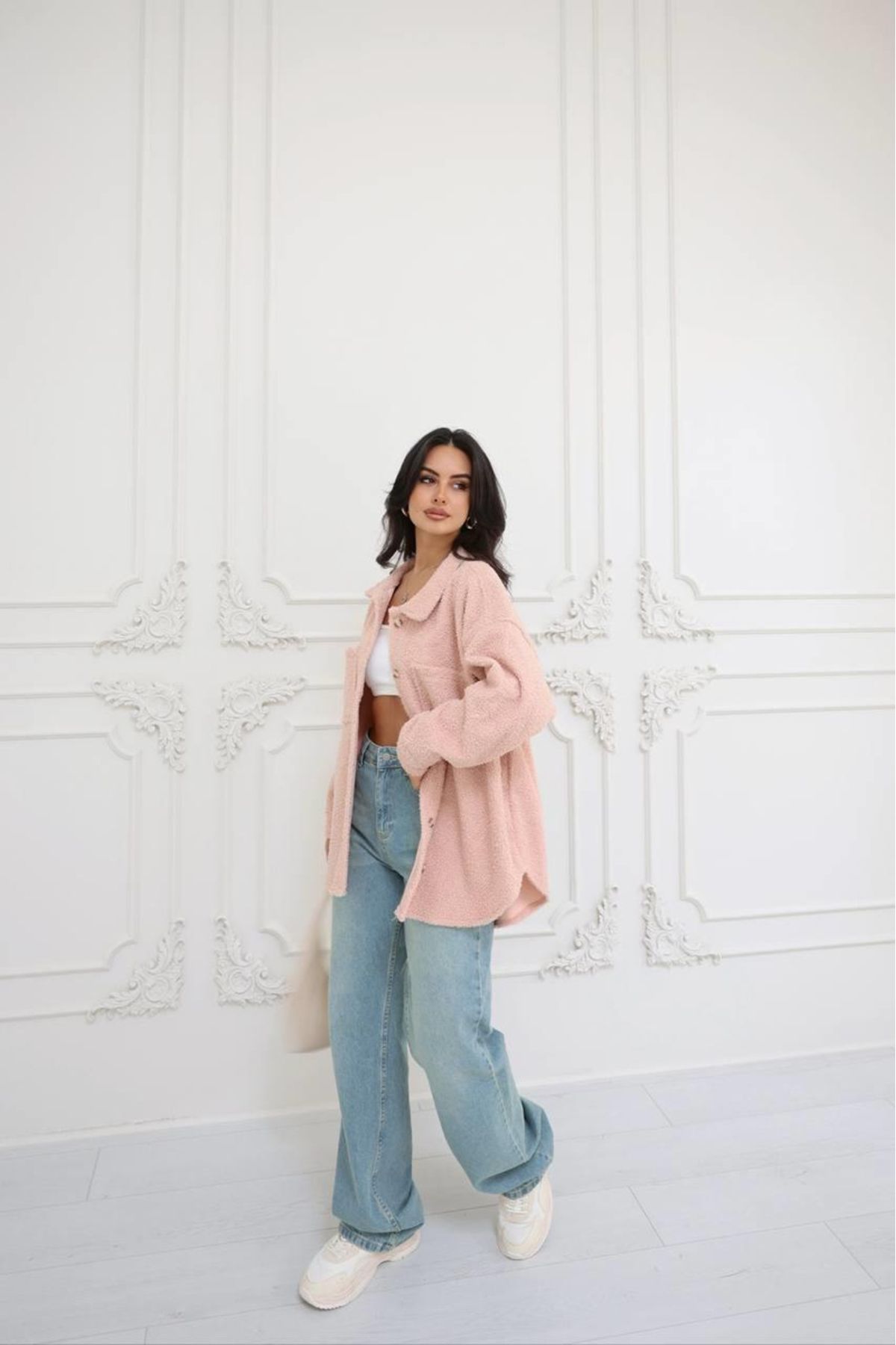 Oversize Ceket 39011 PUDRA Oversize Ceket 39011 PUDRA