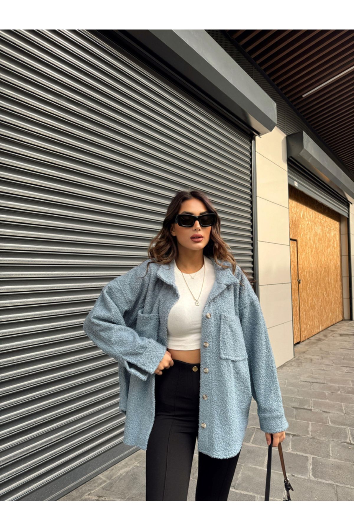 Oversize Ceket 39011 PUDRA Oversize Ceket 39011 PUDRA