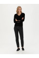 Siyah Ex Slim Fit V Yaka Kazak 50276197-VR046 Siyah Ex Slim Fit V Yaka Kazak 50276197-VR046