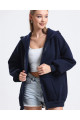 Unisex-lacivert %100 Organik Pamuklu Kalın Kumaş Oversize / Geniş Kesim Fermuarlı Hırka Unisex-lacivert %100 Organik Pamuklu Kalın Kumaş Oversize / Geniş Kesim Fermuarlı Hırka