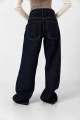 Lacivert Bol Kesim Denim Geniş Paça Rahat Baggy Jean Kot Salaş Kadın Pantolon @varese Lacivert Bol Kesim Denim Geniş Paça Rahat Baggy Jean Kot Salaş Kadın Pantolon @varese