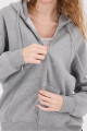 Şardonlu Fermuarlı Oversize Sweatshirt H9476-g12v3