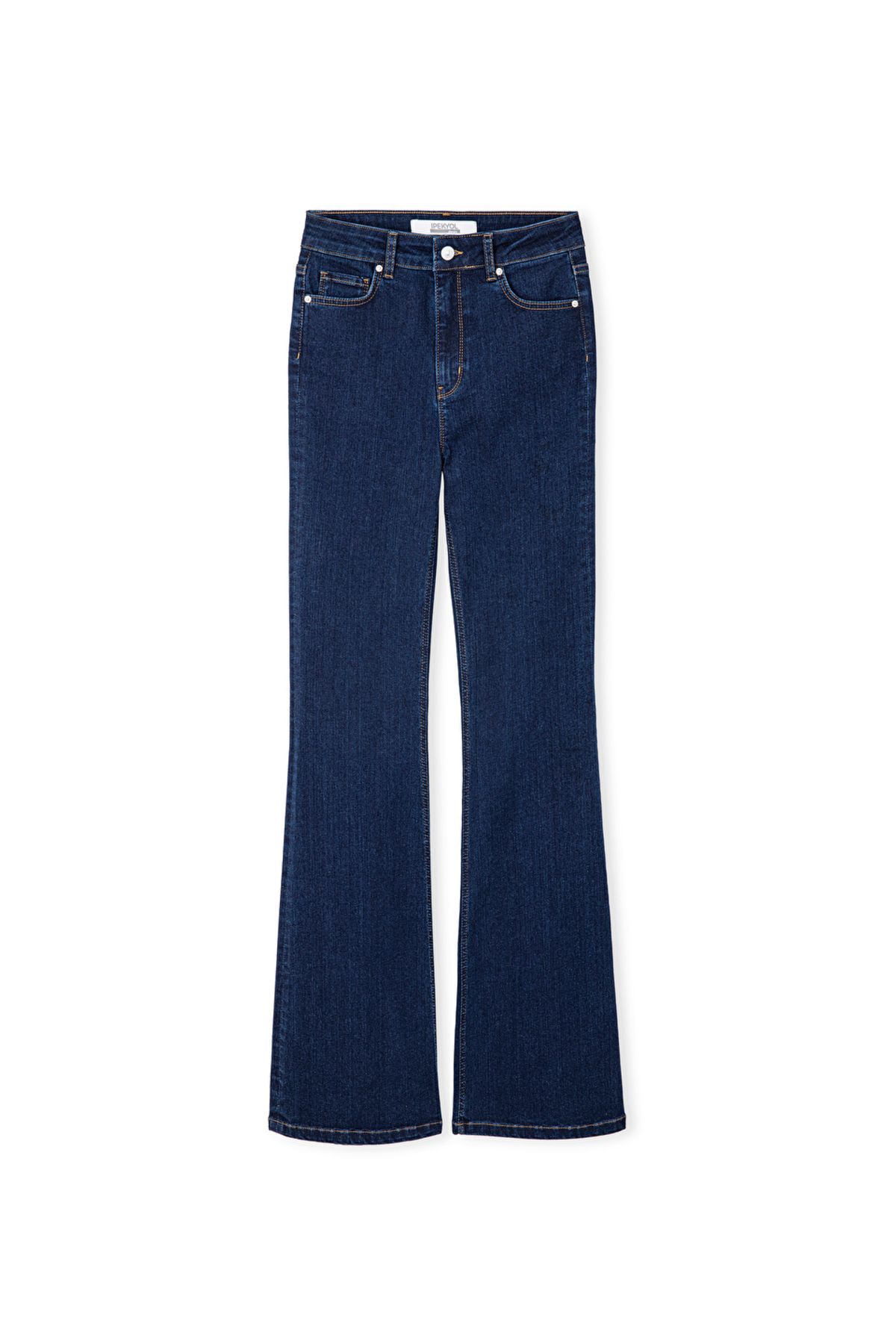 Flare fit jean pantolon