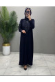 Kadın Sandy Lacivert Önü Ve Kolları Dms Taş Detaylı Tesettür Nevanur Elbise Kadın Sandy Lacivert Önü Ve Kolları Dms Taş Detaylı Tesettür Nevanur Elbise