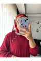 Oversize Düğmeli Fitilli Tesettür Elbise Oversize Düğmeli Fitilli Tesettür Elbise