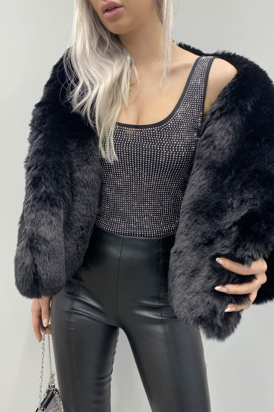 Şal Yaka Kürk Mont Şal Yaka Kürk Mont