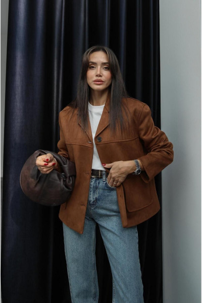 Taba Nelson Süet Ceket Taba Nelson Süet Ceket