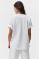 Kadın Beyaz Oversize T-shirt