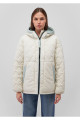 Kapüşonlu Ekru Kapitone Ceket Loose Fit / Bol Rahat Kesim 1110499-86412 Kapüşonlu Ekru Kapitone Ceket Loose Fit / Bol Rahat Kesim 1110499-86412