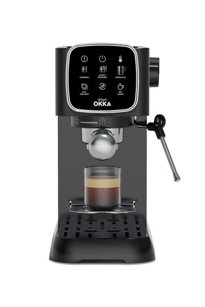 OK0034-05 Arzum Okka Espresso Solo Yarı Otomatik Espresso Makinesi - Krom OK0034-05 Arzum Okka Espresso Solo Yarı Otomatik Espresso Makinesi - Krom