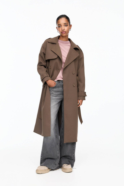 Kemerli trençkot Kemerli trençkot