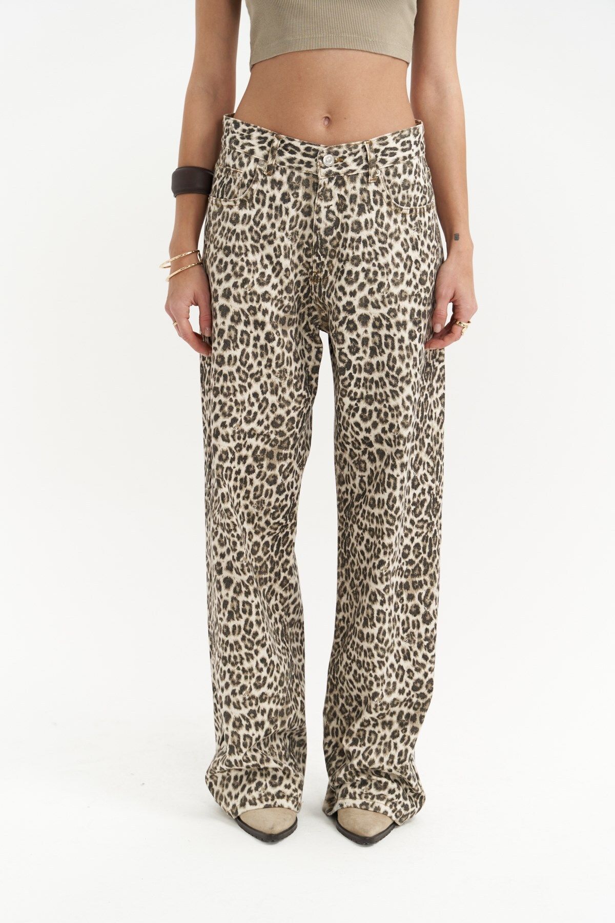 Marian Leopar Desenli Jean Pantolon Marian Leopar Desenli Jean Pantolon