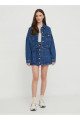 Koyu Mavi Kadın Denim Ceket PL402329 Koyu Mavi Kadın Denim Ceket PL402329