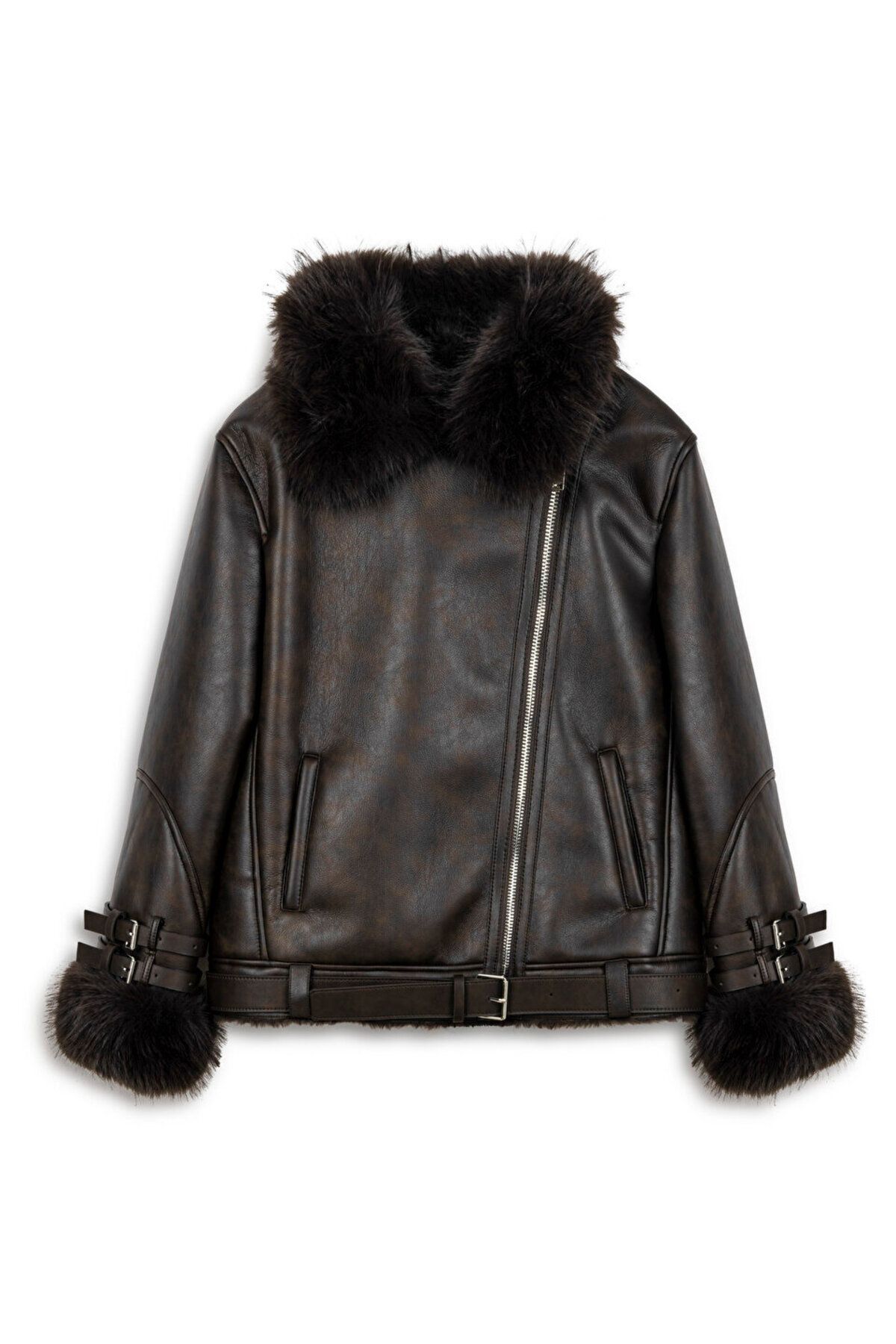 SUNİ KÜRK MIX BIKER MONT SUNİ KÜRK MIX BIKER MONT