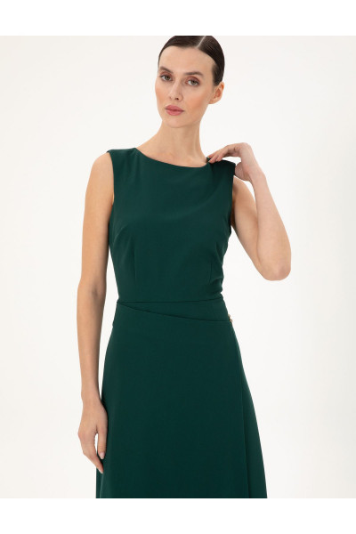 Koyu Yeşil Regular Fit Dokuma Elbise 50296887-VR079 Koyu Yeşil Regular Fit Dokuma Elbise 50296887-VR079