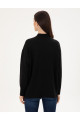 Siyah Oversize Yarım Balıkçı Kazak 50301841-VR046 Siyah Oversize Yarım Balıkçı Kazak 50301841-VR046