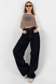 Lacivert Bol Kesim Denim Geniş Paça Rahat Baggy Jean Kot Salaş Kadın Pantolon @varese Lacivert Bol Kesim Denim Geniş Paça Rahat Baggy Jean Kot Salaş Kadın Pantolon @varese