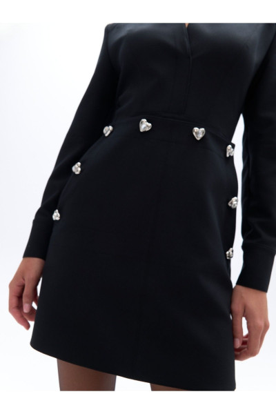 Vatkalı Mini Elbise Vatkalı Mini Elbise