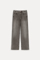 Long length yüksek bel jean
