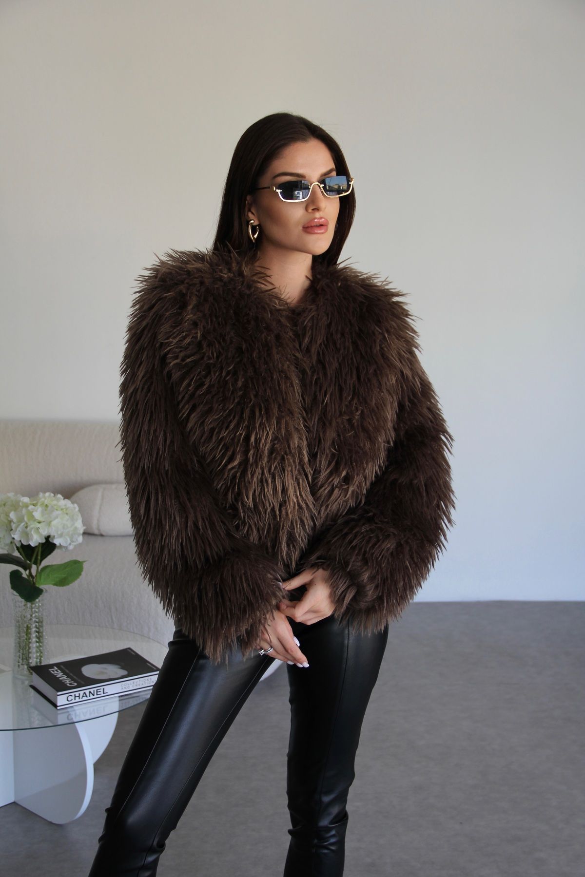 Marka Model Kabarık Astarlı Premium Kısa Kürk Ceket Marka Model Kabarık Astarlı Premium Kısa Kürk Ceket