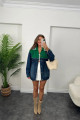 YEŞİL TRİKO JEAN GARNİLİ TASARIM CEKET YEŞİL TRİKO JEAN GARNİLİ TASARIM CEKET