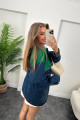 YEŞİL TRİKO JEAN GARNİLİ TASARIM CEKET YEŞİL TRİKO JEAN GARNİLİ TASARIM CEKET