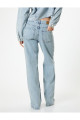 Taşlı Kot Pantolon Düşük Bel Düz Paça - Nora Longer Straight Jeans Taşlı Kot Pantolon Düşük Bel Düz Paça - Nora Longer Straight Jeans