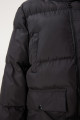 Kadın Siyah Kapüşonlu Şişme Mont HK00023 Kadın Siyah Kapüşonlu Şişme Mont HK00023