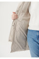 Kapüşonlu Bej Şişme Mont Regular Fit / Normal Kesim 1110150-70144 Kapüşonlu Bej Şişme Mont Regular Fit / Normal Kesim 1110150-70144
