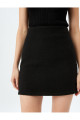 Standart Bel Slim Fit Mini Tüvit Etek Standart Bel Slim Fit Mini Tüvit Etek