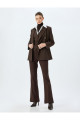 Slim Fit Cepli Kemerli İspanyol Paça Kumaş Pantolon Slim Fit Cepli Kemerli İspanyol Paça Kumaş Pantolon