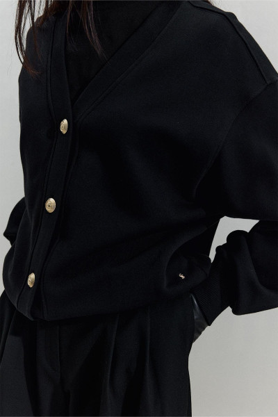 Siyah Homie Basic Hırka Siyah Homie Basic Hırka