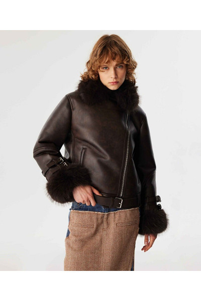 SUNİ KÜRK MIX BIKER MONT SUNİ KÜRK MIX BIKER MONT