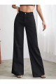 Lovely Siyah Solmaz Süper Yüksek Bel Kadın Salaş Jeans Palazzo Pantolon Lovely Siyah Solmaz Süper Yüksek Bel Kadın Salaş Jeans Palazzo Pantolon