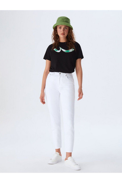 Logolu Siyah T-shırt Logolu Siyah T-shırt