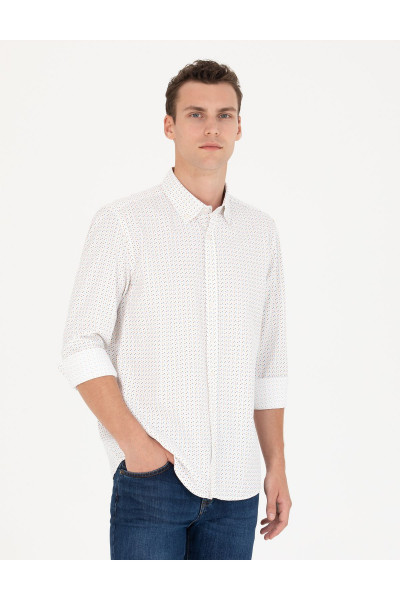 Yavruağzı Slim Fit Uzun Kollu Gömlek 50265278-vr053 Yavruağzı Slim Fit Uzun Kollu Gömlek 50265278-vr053