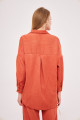 Kadın Somon Cepli Oversize İnce Fitilli Kadife Gömlek ARM-24K001076 Kadın Somon Cepli Oversize İnce Fitilli Kadife Gömlek ARM-24K001076
