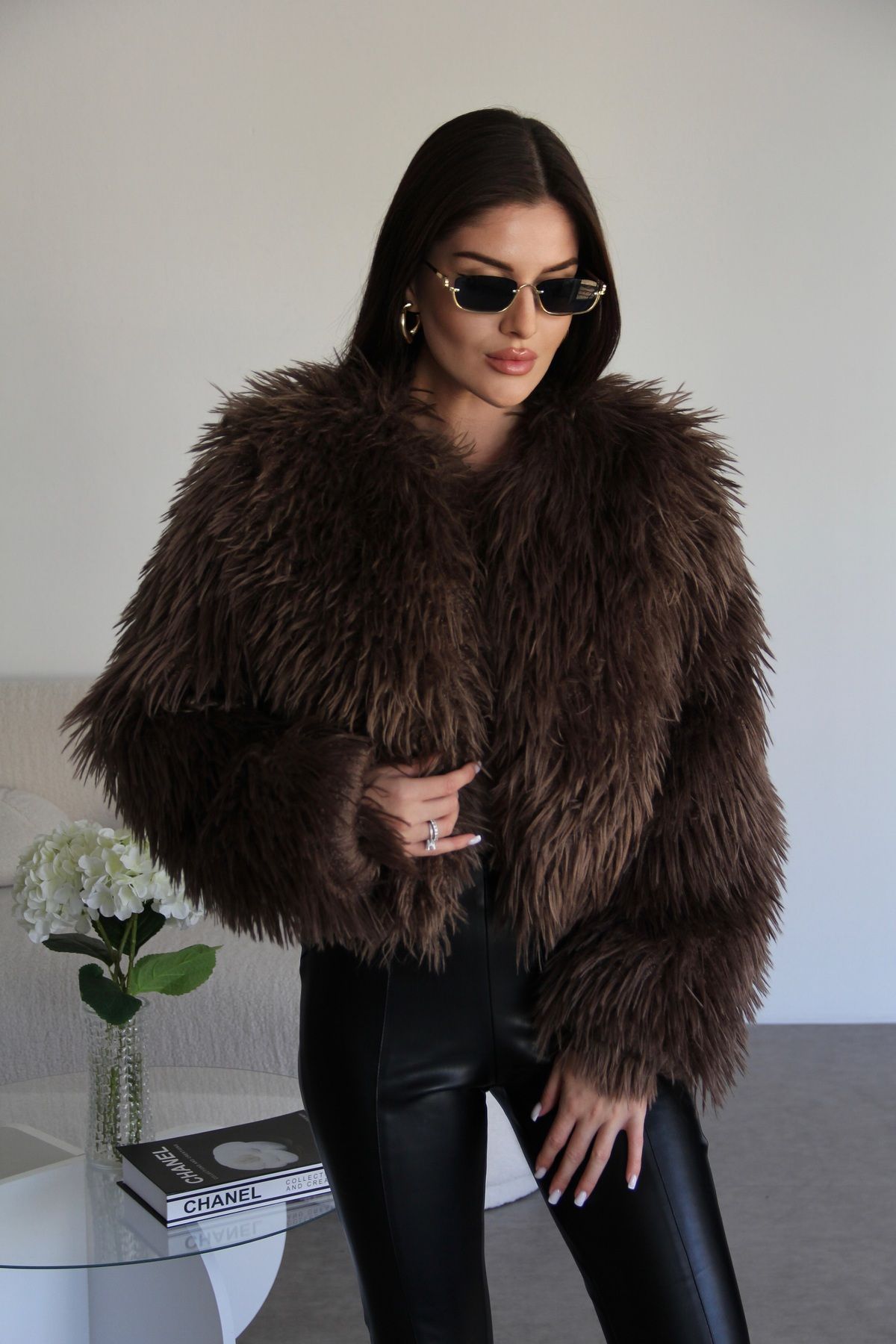 Marka Model Kabarık Astarlı Premium Kısa Kürk Ceket Marka Model Kabarık Astarlı Premium Kısa Kürk Ceket