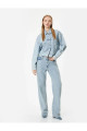 Taşlı Kot Pantolon Düşük Bel Düz Paça - Nora Longer Straight Jeans Taşlı Kot Pantolon Düşük Bel Düz Paça - Nora Longer Straight Jeans