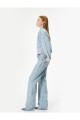 Taşlı Kot Pantolon Düşük Bel Düz Paça - Nora Longer Straight Jeans Taşlı Kot Pantolon Düşük Bel Düz Paça - Nora Longer Straight Jeans