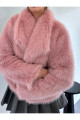 Paulina Şal Pembe Kürk  Ceket Paulina Şal Pembe Kürk  Ceket