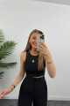 Kadın Siyah Yüksek Bel Model Kumaş Pantolon Kadın Siyah Yüksek Bel Model Kumaş Pantolon