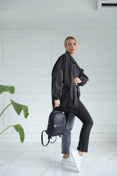 KOPYA - Kadın oversize salaş kot ceket KOPYA - Kadın oversize salaş kot ceket