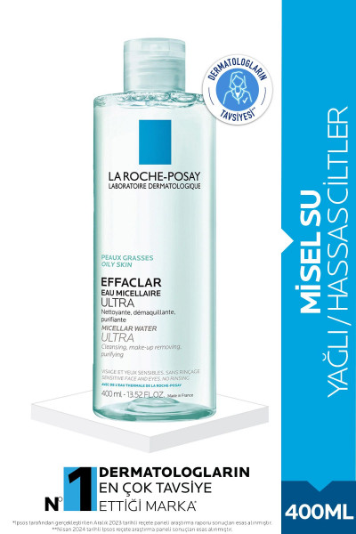 Effaclar Eau Misel Su 400 ml- Yağlı/ Hassas Ciltler İçin Effaclar Eau Misel Su 400 ml- Yağlı/ Hassas Ciltler İçin